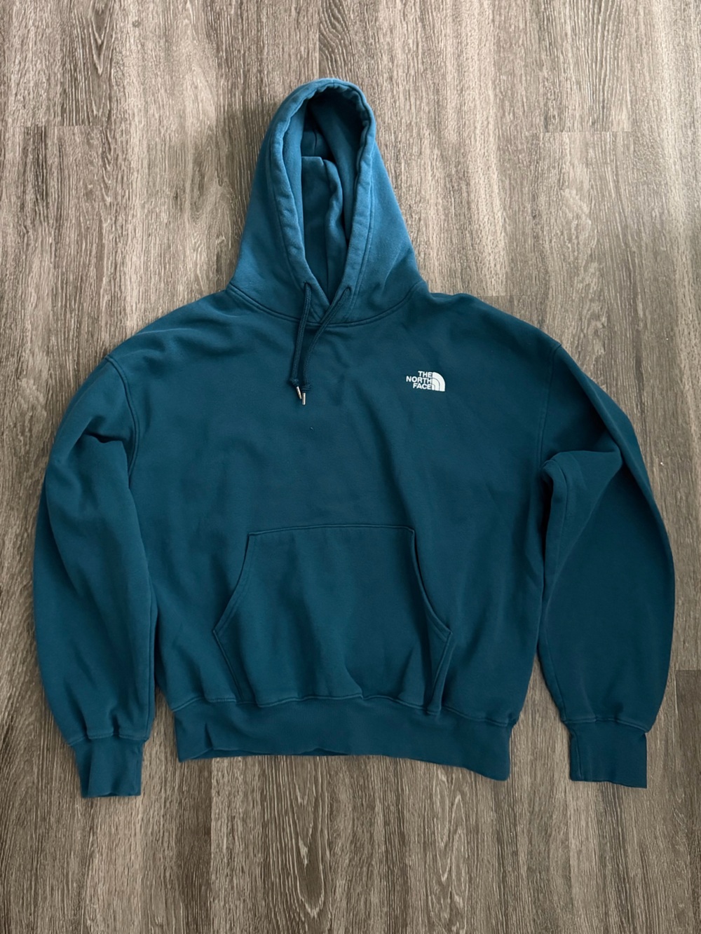 The North Face Teal Hoodie Sweatshirt